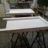 a-boards with first coat of undercoat